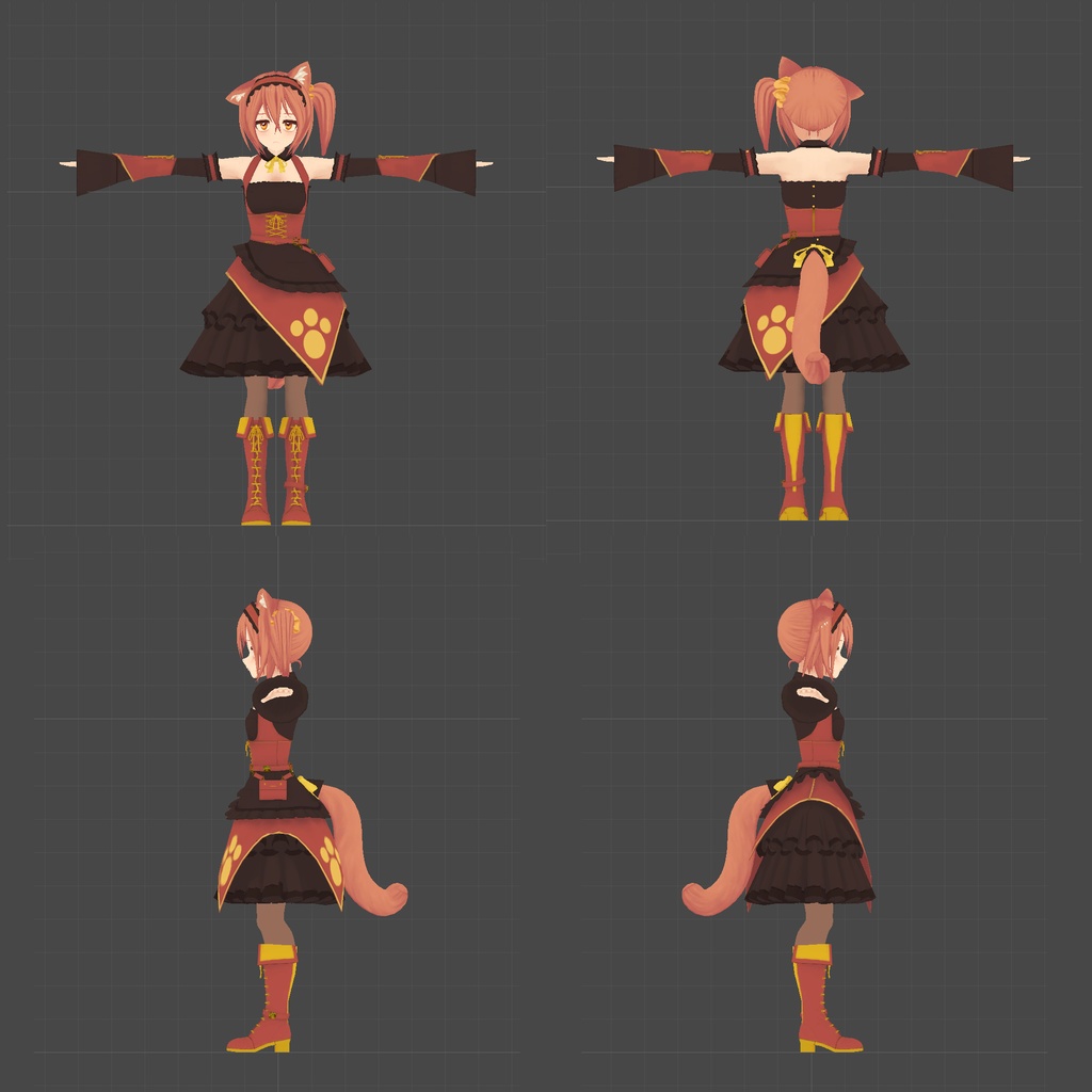 モード・イロナ (Mode Irona) - VRChat 向け 3Dアバターモデル