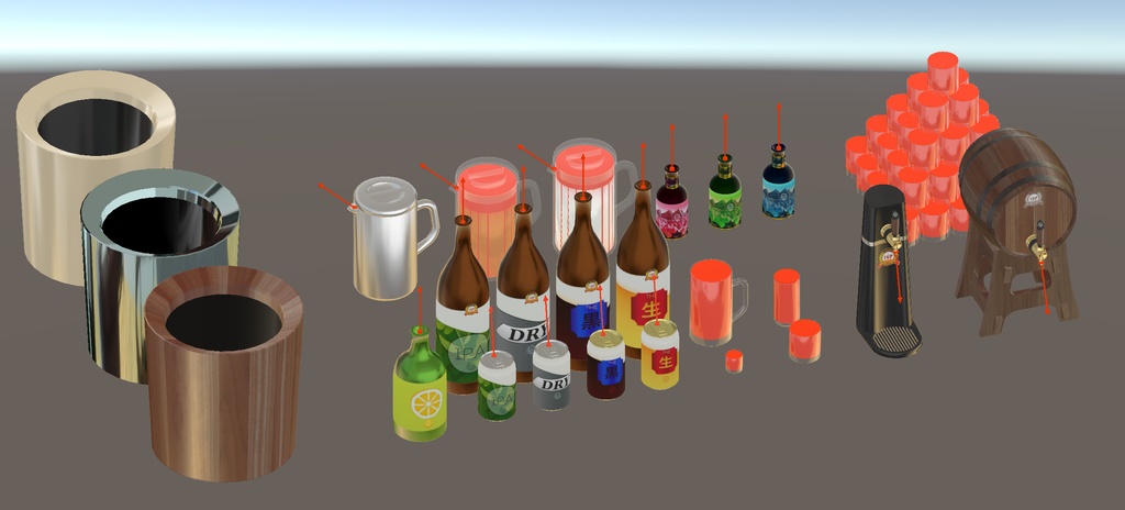 アイリゼグルメプレハブ (Irise Gourmet Prefabs) アーリーアクセス版　VRChat向け ワールドギミック