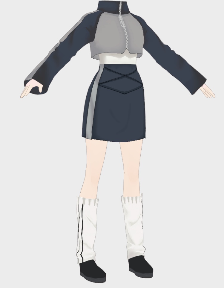 Cool girl outfit - Vroid set