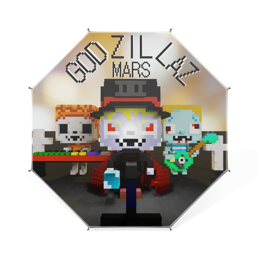 GODZILLAZ-MARS ( HAKABA DE ENSOU ) - Desktop mini Umbrella