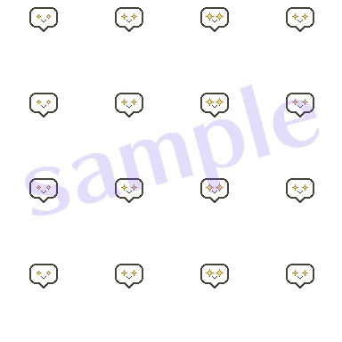 pictSQUARE用エフェクト 吹き出し10種 ver2【無配&お布施版あり】
