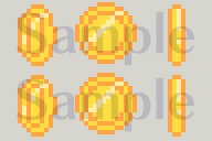 ピクリエ用アバター コイン2種セット【無配&お布施版あり】