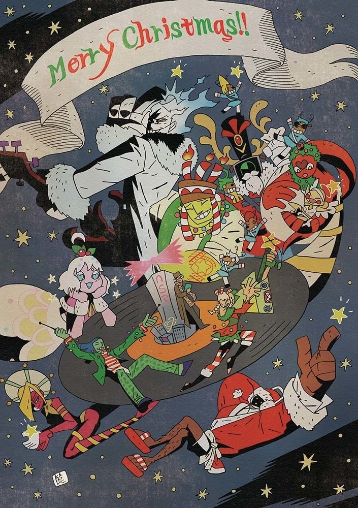 NSR Chrismas illustration set 2021