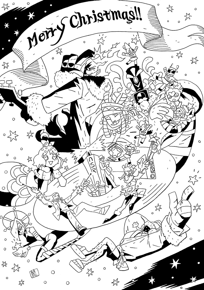 NSR Chrismas illustration set 2021