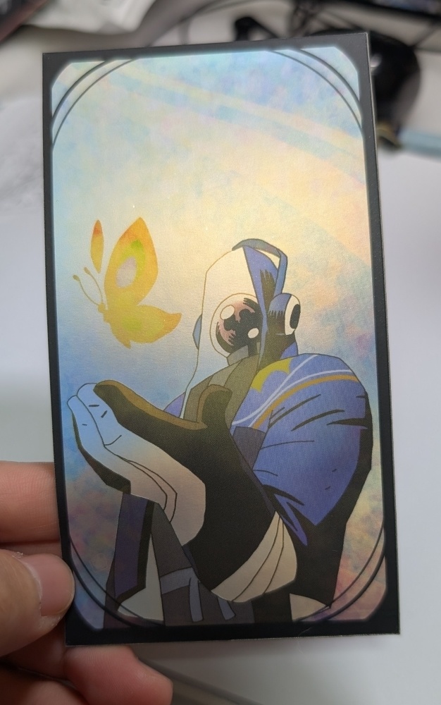 DJ SUBオラクルカードサイズホログラムステッカー/蓄光キーチェーン