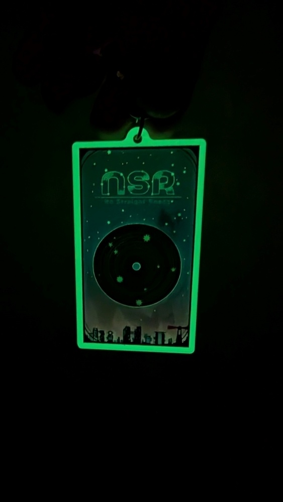 DJ SUBオラクルカードサイズホログラムステッカー/蓄光キーチェーン