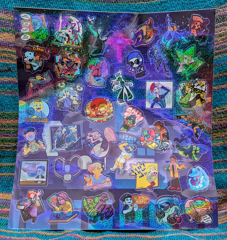 NSRock Fes 2025 memorial sticker sheet