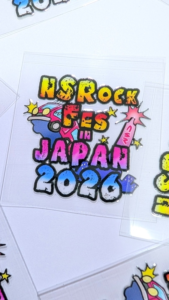 NSRock Fes in Japan 2026 ロゴDTFステッカー