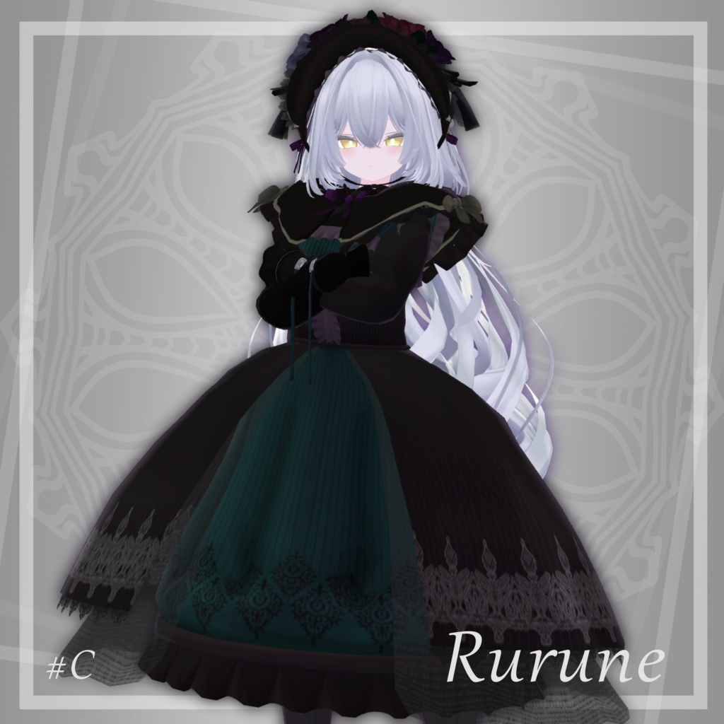 【Free-無料-】衣装#C（ルルネ対応） -Cloth#C (For Rurune)-