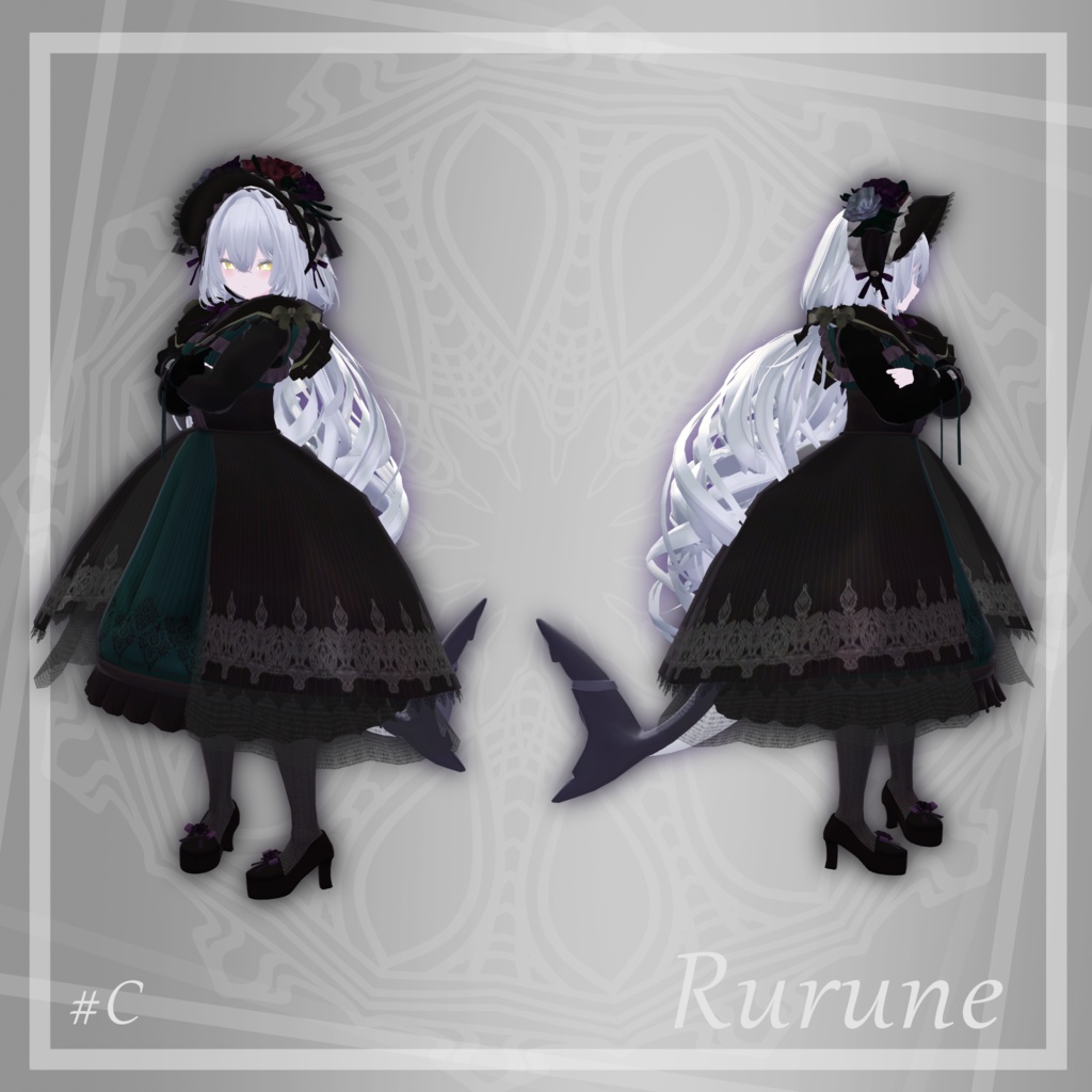 【Free-無料-】衣装#C(ルルネ対応) -Cloth#C (For Rurune)-