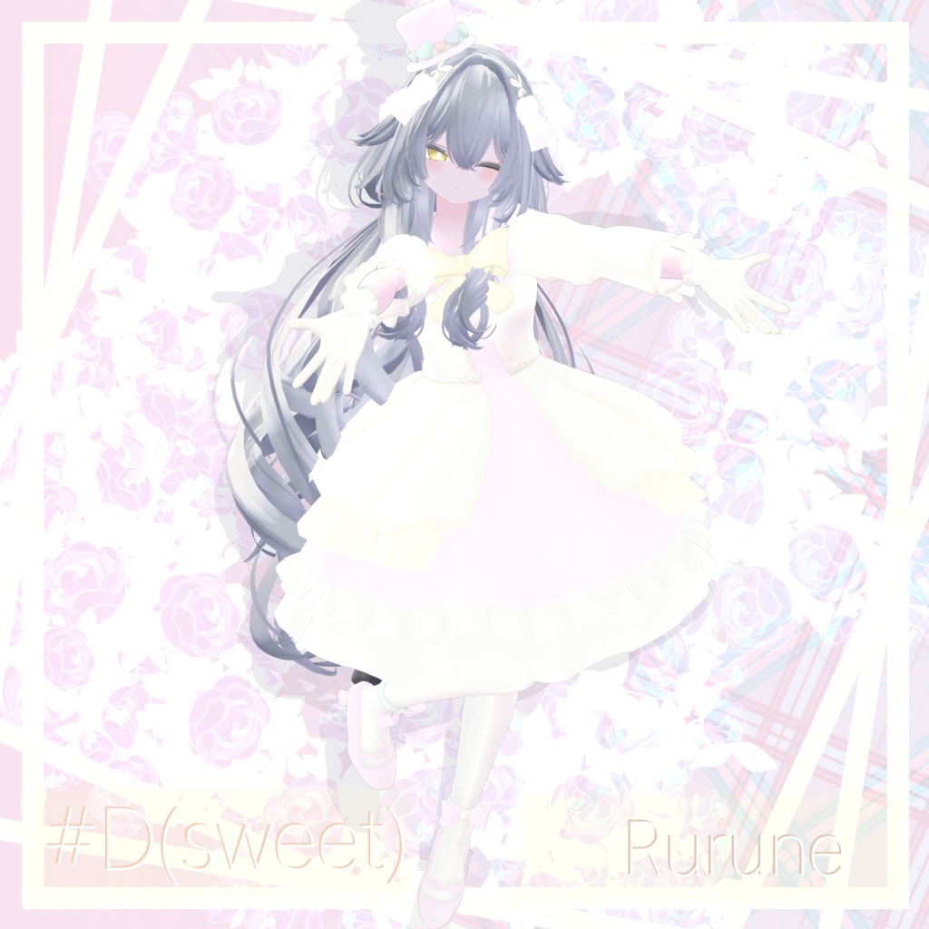 【Free-無料-】衣装#D(Sweet)（ルルネ対応） -Cloth#D(Sweet) (For Rurune)-