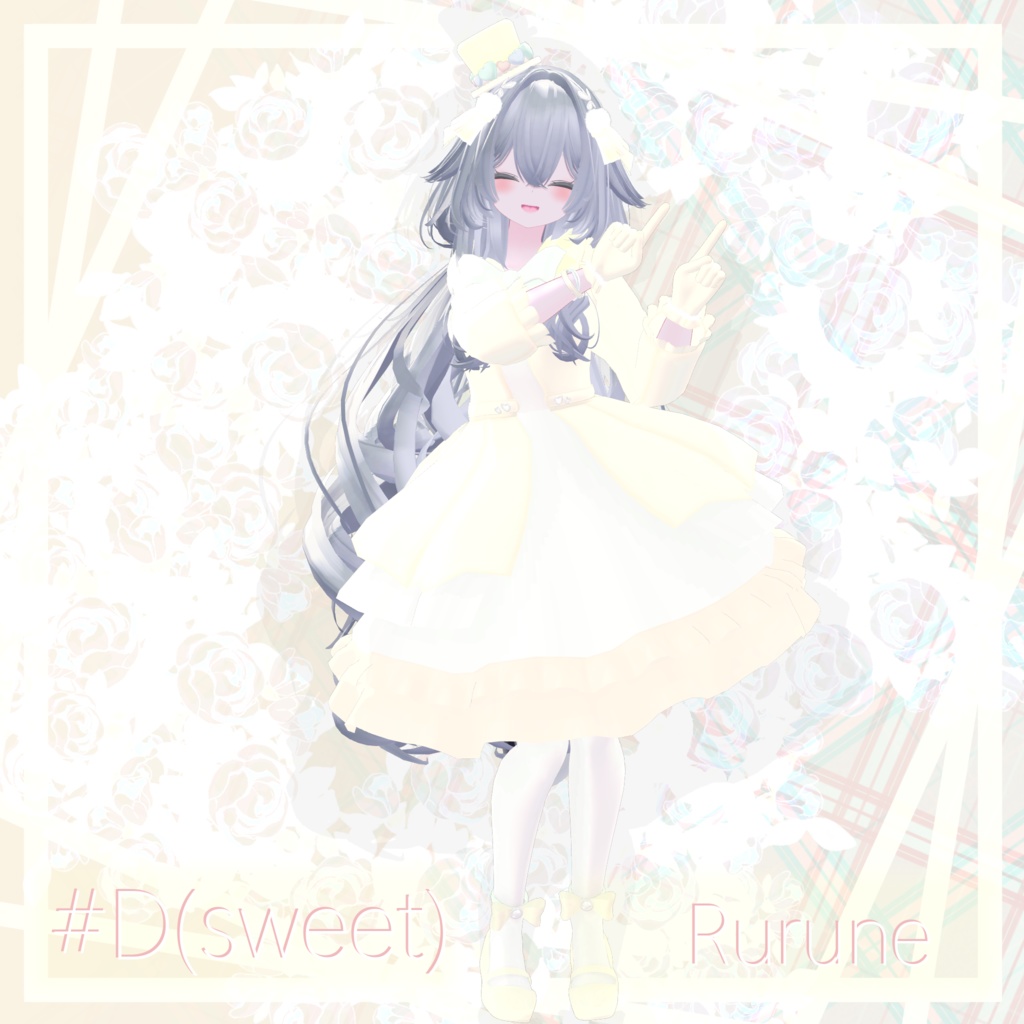 【Free-無料-】衣装#D(Sweet)(ルルネ対応) -Cloth#D(Sweet) (For Rurune)-