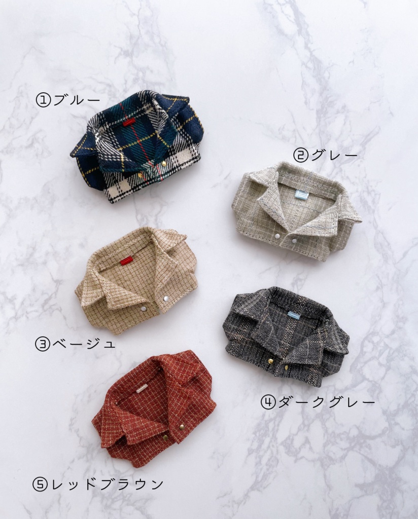 ぬいチェックジャケット