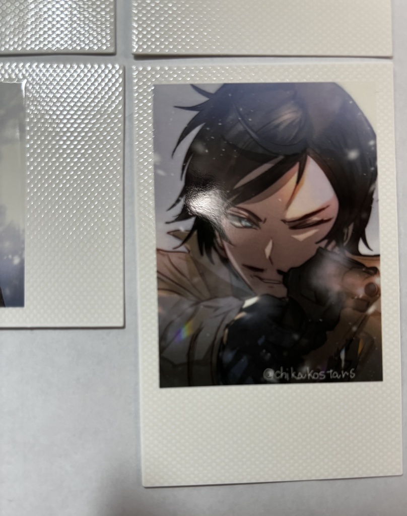 高明チェキ風カード4枚セット 封筒おまけ付き