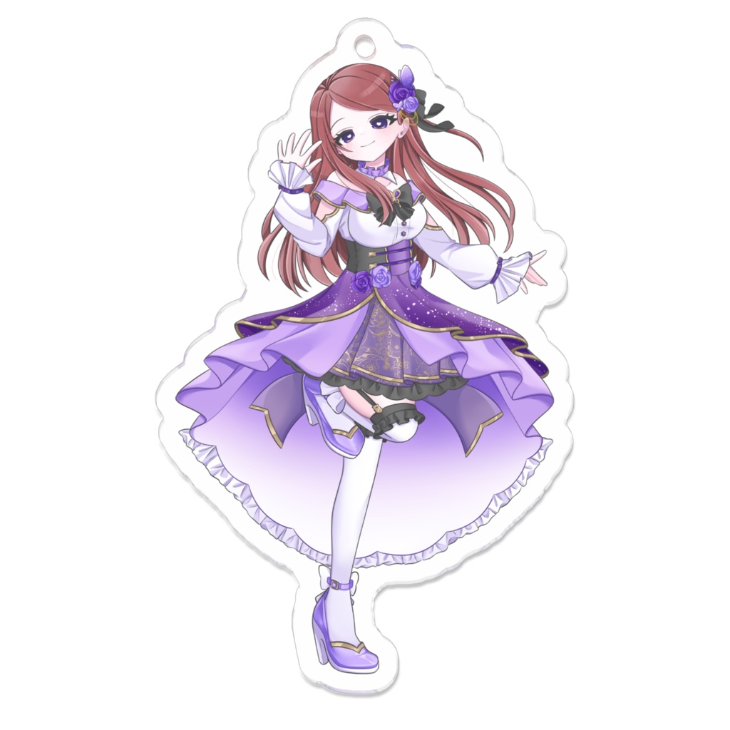 コンちゃんアクリルキーホルダー