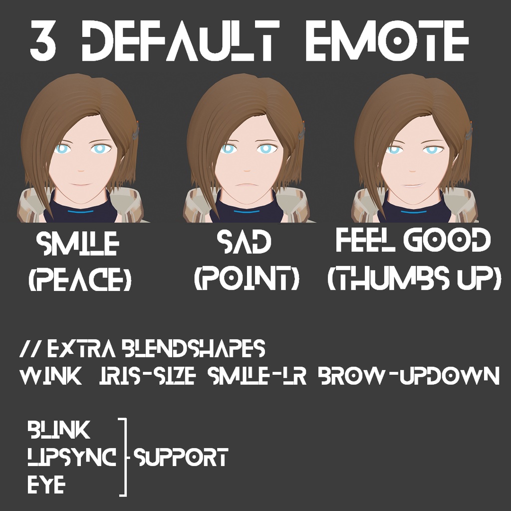 【EOL】P-V6 Shest(シェスツ) 【VRChat向けアバター】