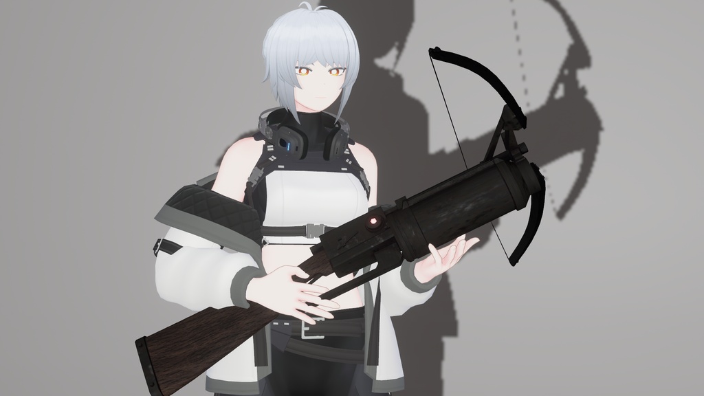 VRChatアバター用モデル 連装クロスボウ