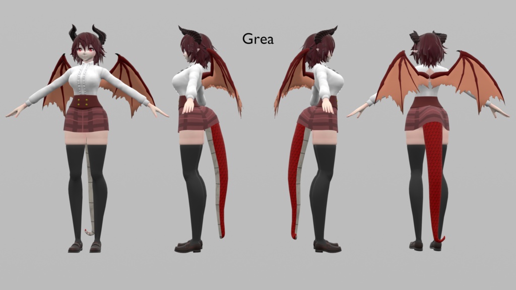 Grea from "Shingeki no Bahamut: Manaria Friends" Avatar for VRChat