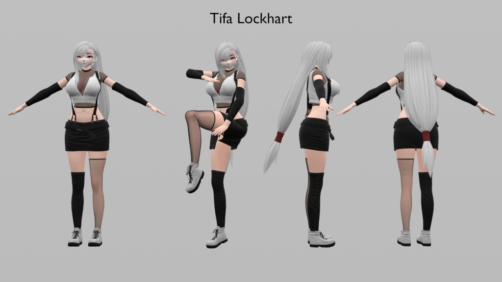 Tifa Lockhart Avatar for VRChat (V.1.1)