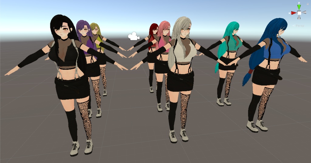 Tifa Lockhart Avatar for VRChat (V.1.1)