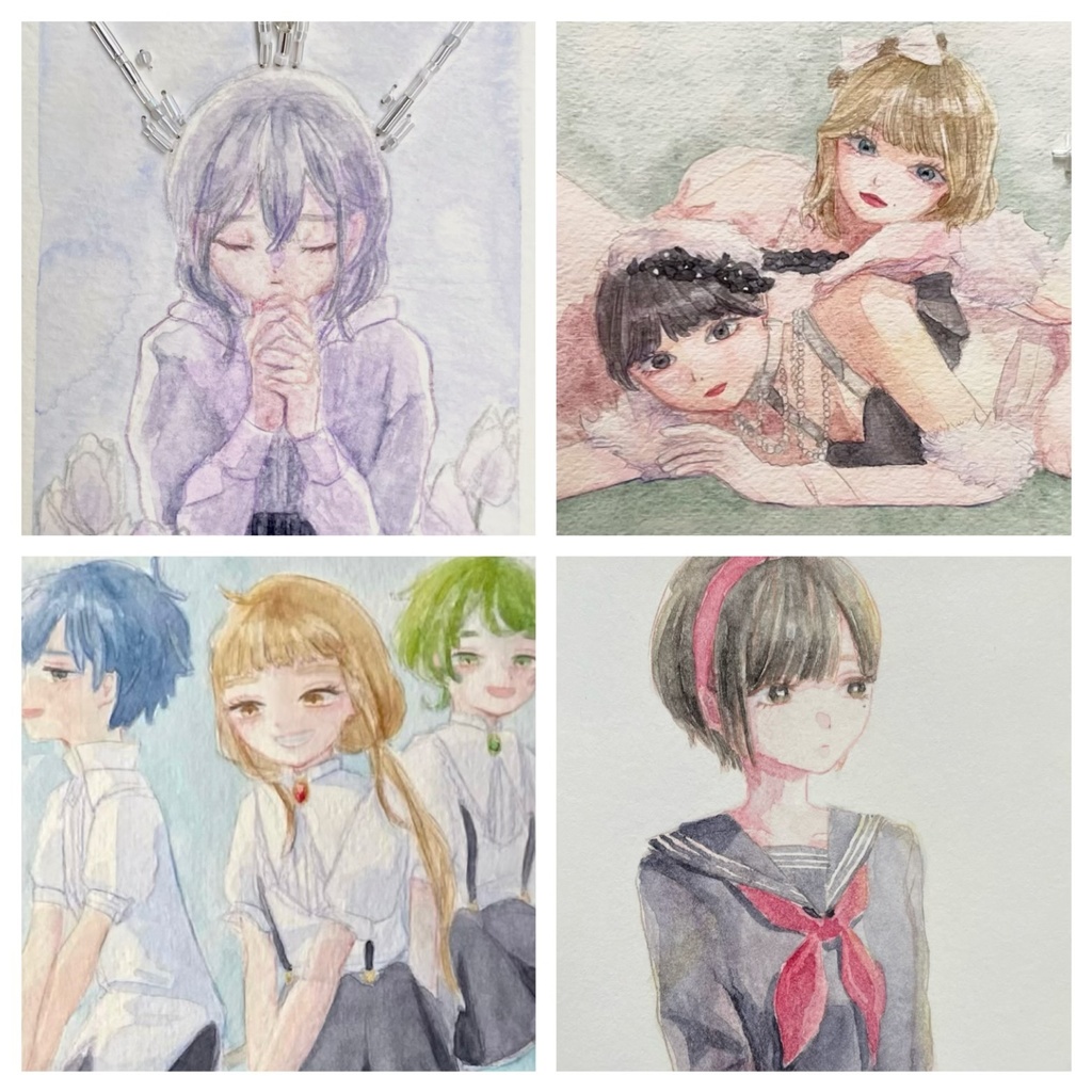 有償依頼🌷透明水彩のイラスト