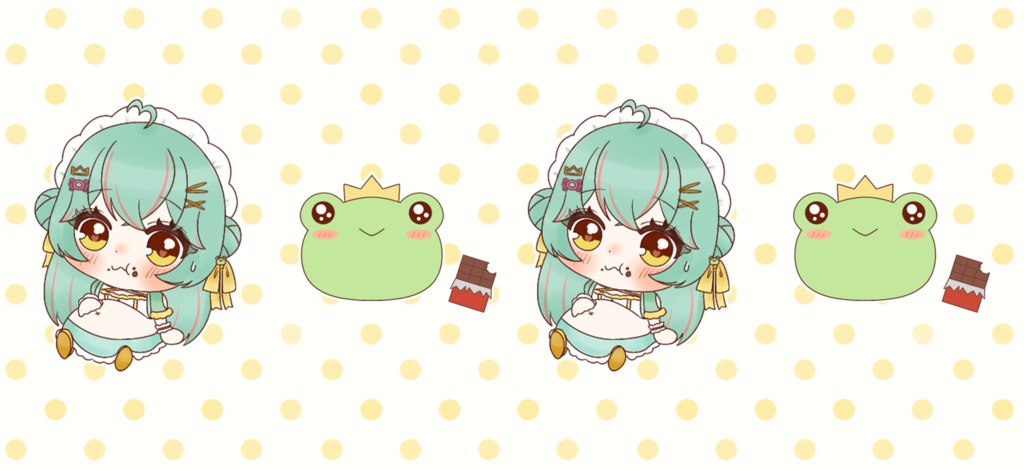 くいしんぼけろちゃんマスキングテープ(絵柄大)