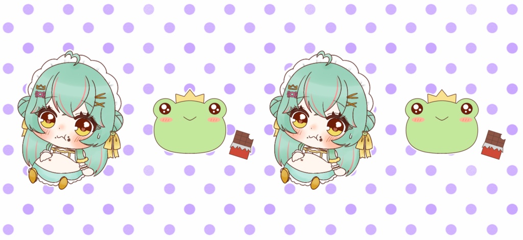 くいしんぼけろちゃんマスキングテープ(絵柄大)