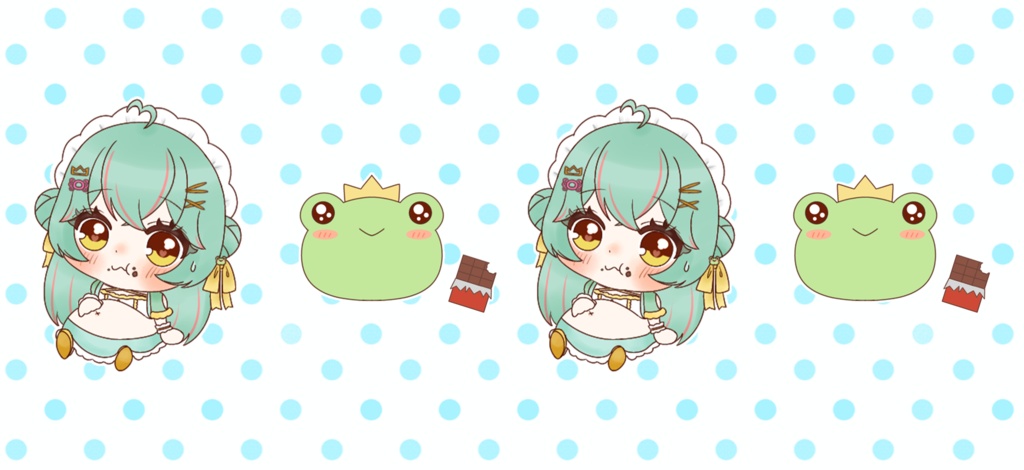 くいしんぼけろちゃんマスキングテープ(絵柄大)