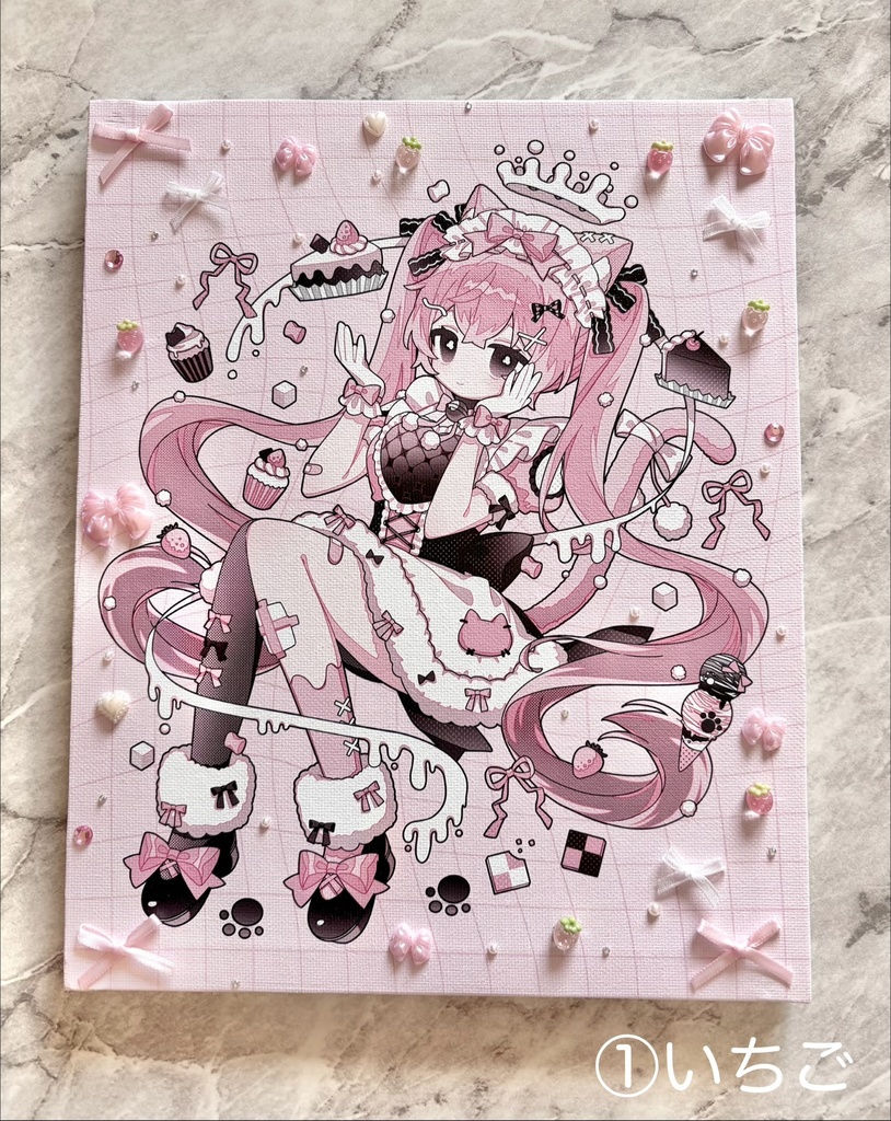 デコキャンバスアート【1点もの】