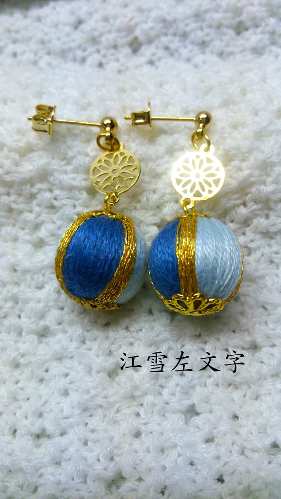 刀剣乱舞モチーフ巻き玉ピアス