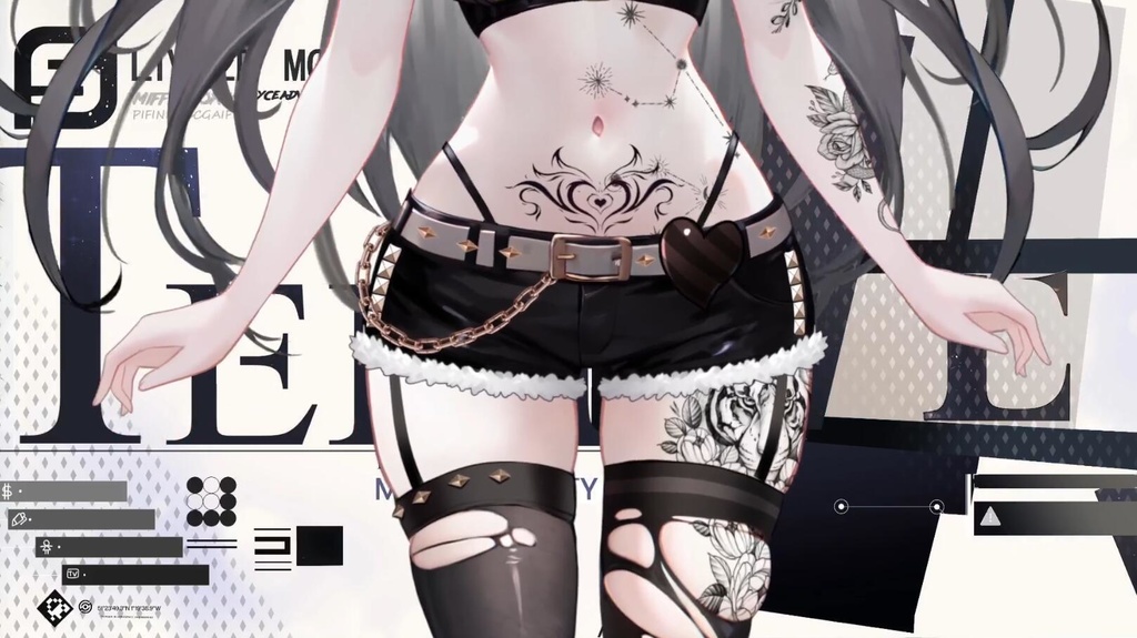 live 2 dクラッシュキスEmilia(パンク服)