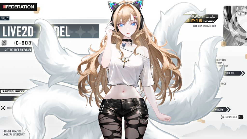 Live2d model: Star Kiss Nova