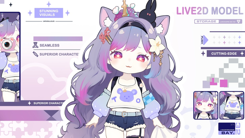 live 2 dモデル:candy Yami