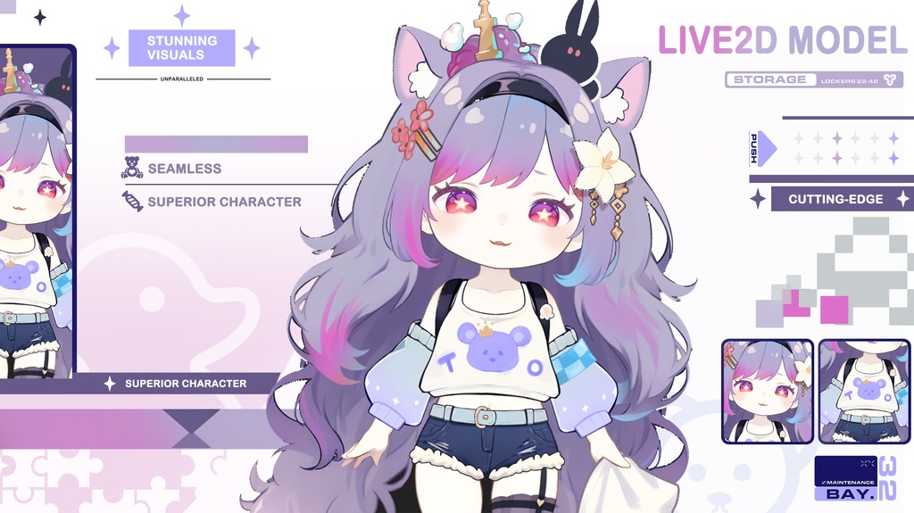 live 2 dモデル:candy Yami