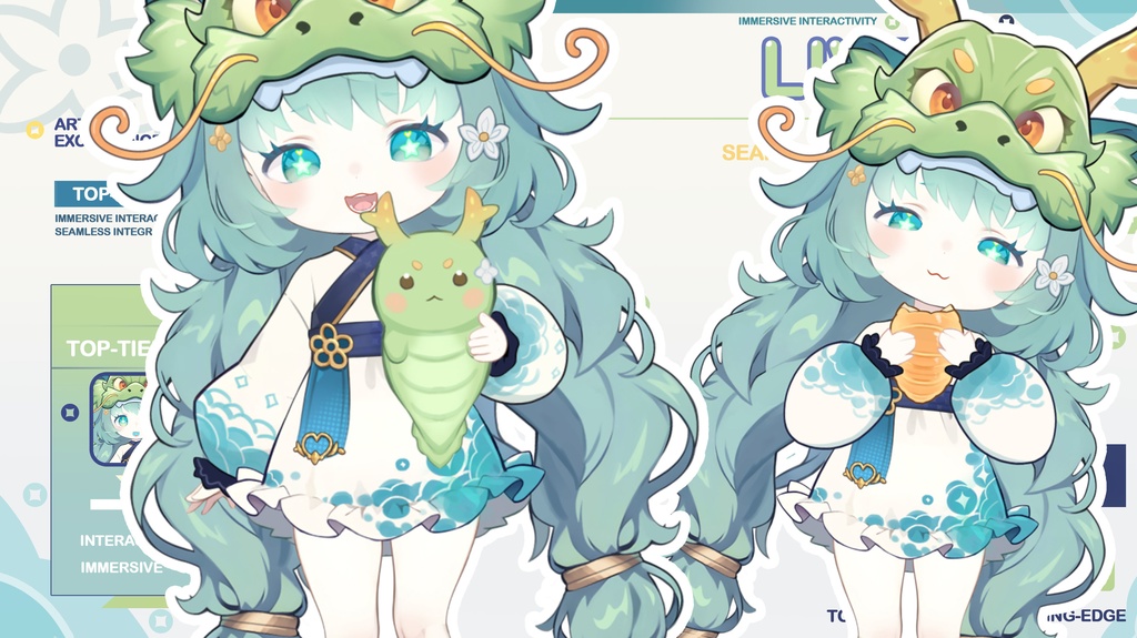 live 2 dモデル:candy coco(龍年限定)