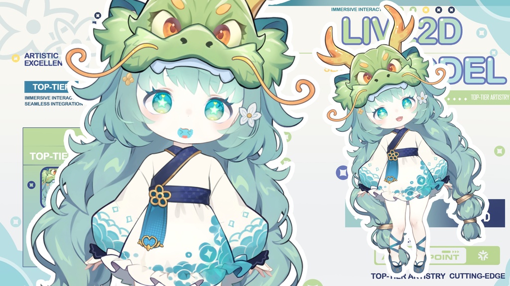 live 2 dモデル:candy coco(龍年限定)