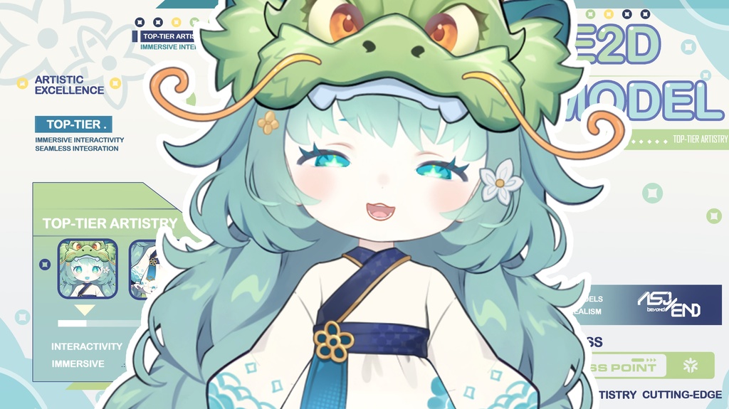 live 2 dモデル:candy coco(龍年限定)