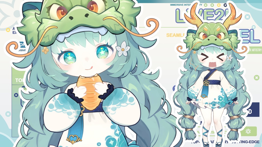 live 2 dモデル:candy coco(龍年限定)