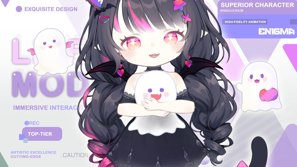 live 2 dモデル:candy Qara