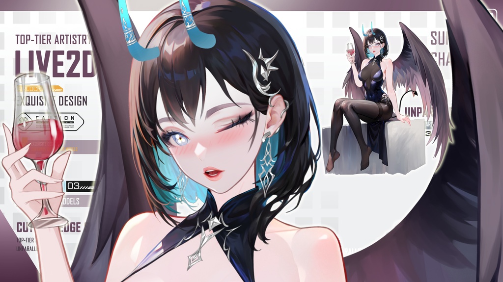 Live 2 dモデル:Witch L Melanie