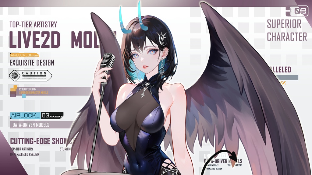 Live 2 dモデル:Witch L Melanie