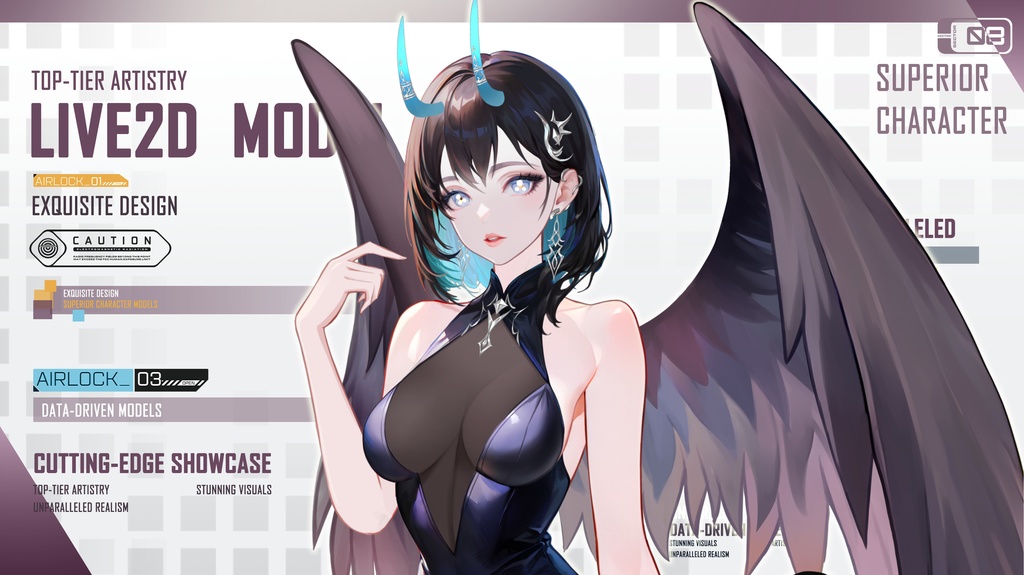 Live 2 dモデル:Witch L Melanie