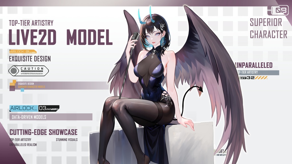 Live 2 dモデル:Witch L Melanie