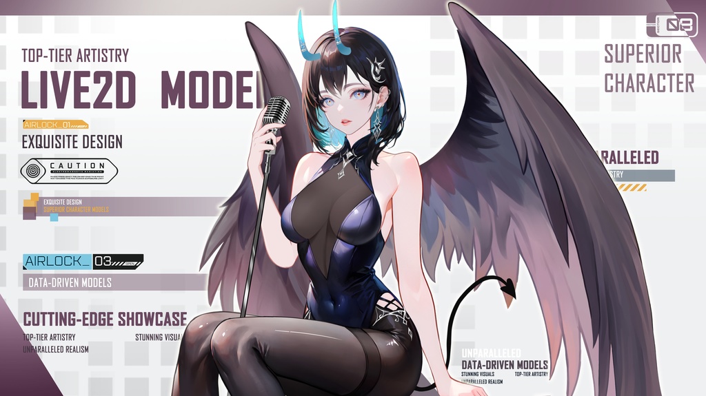 Live 2 dモデル:Witch L Melanie