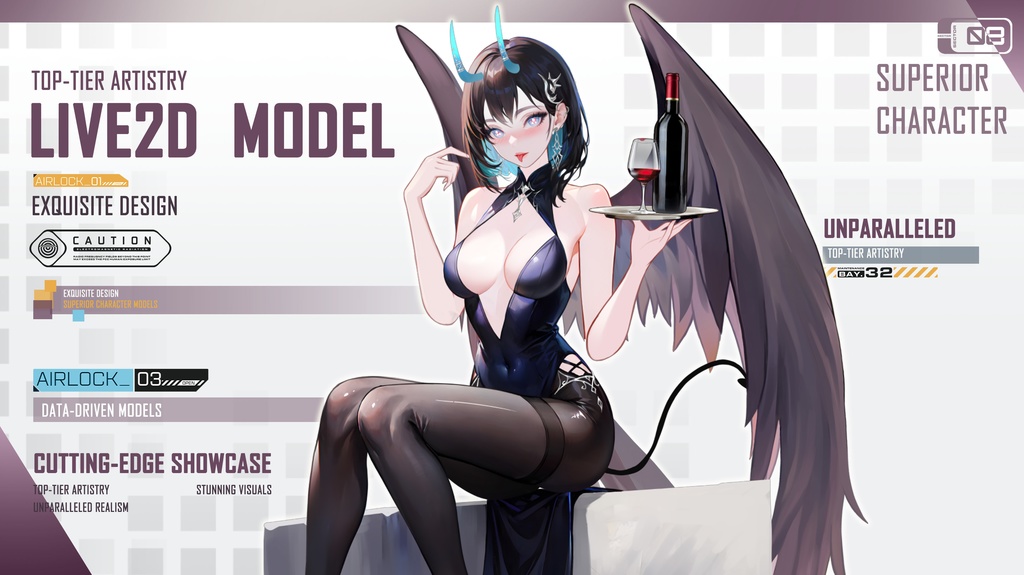 Live 2 dモデル:Witch L Melanie