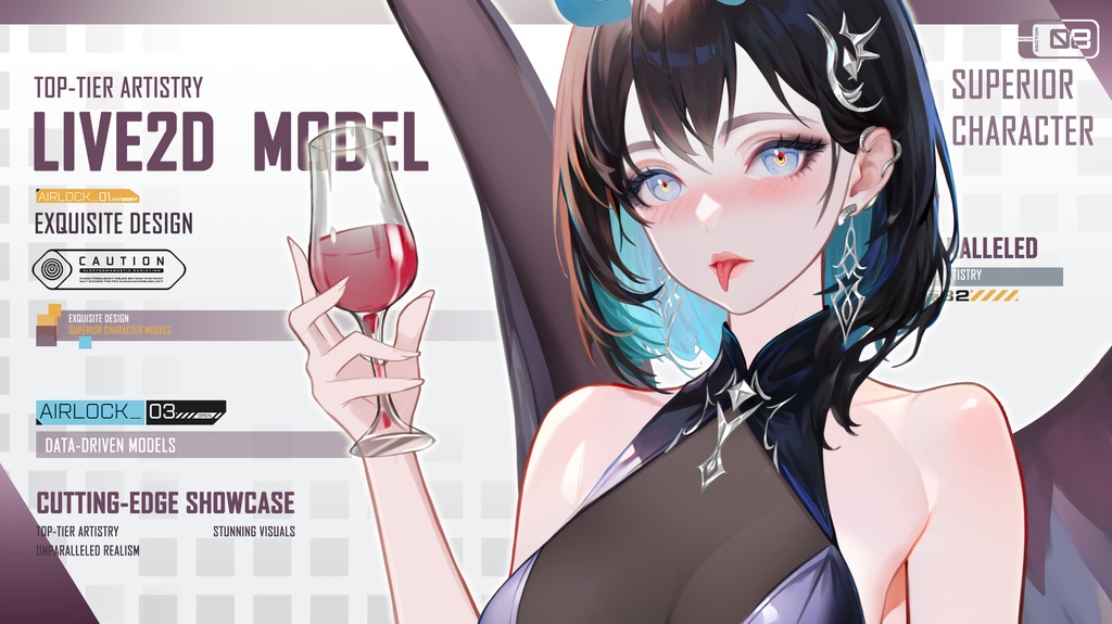 Live 2 dモデル:Witch L Melanie