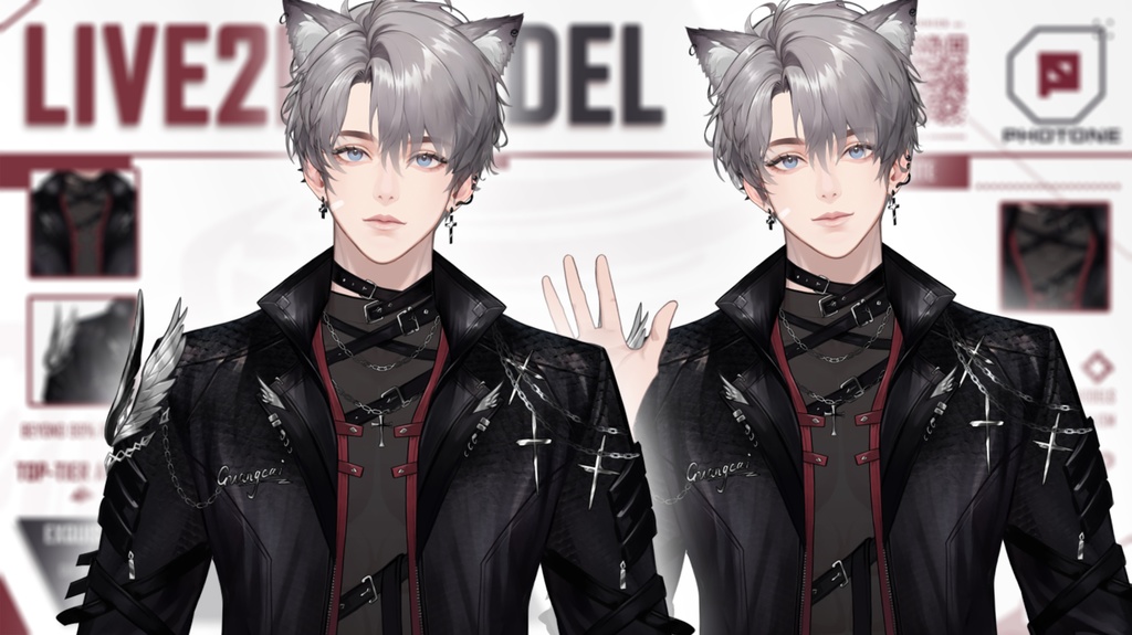 live 2 dモデル:Boy 1 Bassist