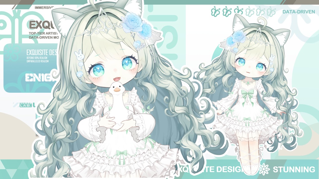live 2 dモデル：candy MeryL