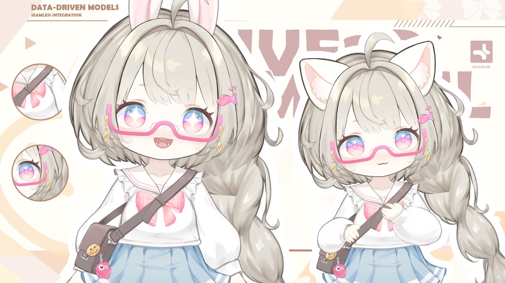 Live 2 dモデル：Candy yodlc 2