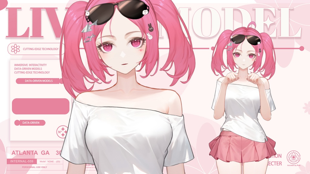 Live2d model: SSR Happy3